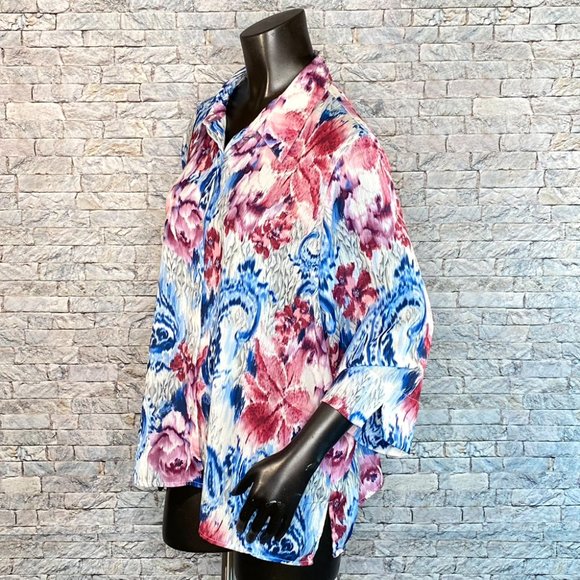 Alfred Dunner Floral Blouse - Picture 2 of 6